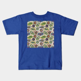 Beach Stained Glass Kids T-Shirt